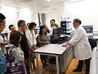 Participants visit the laboratories and related facilities of SBS